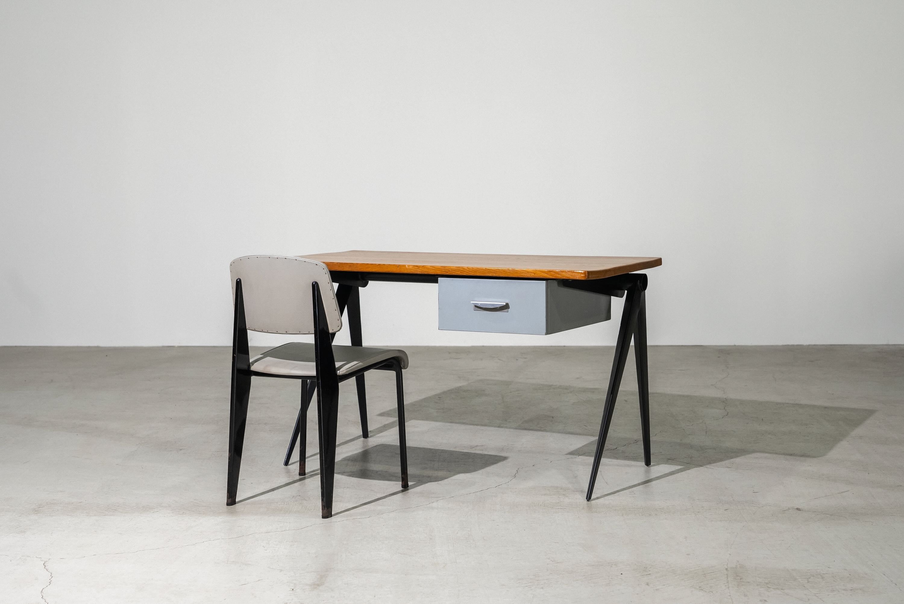 Compass Desk With Drawer