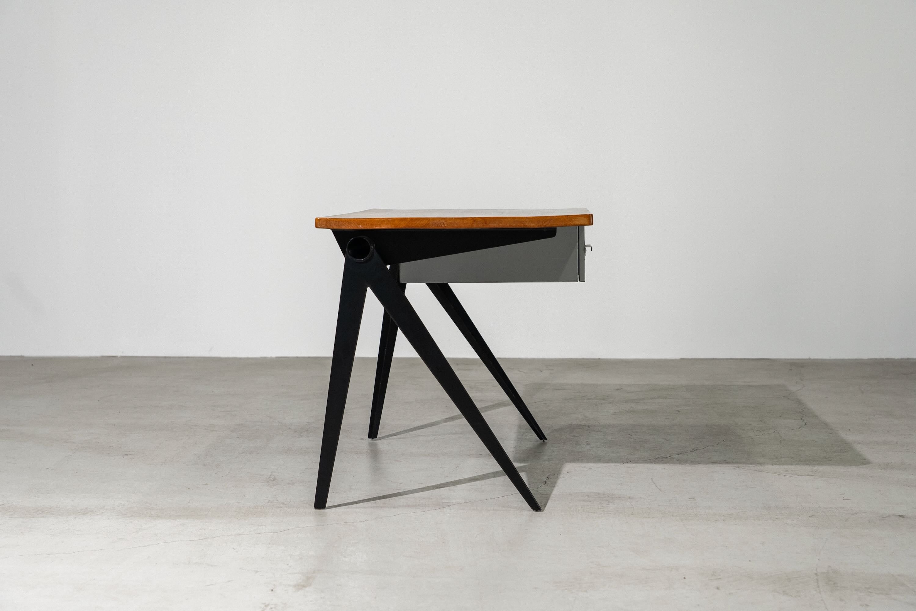 Compass Desk With Drawer